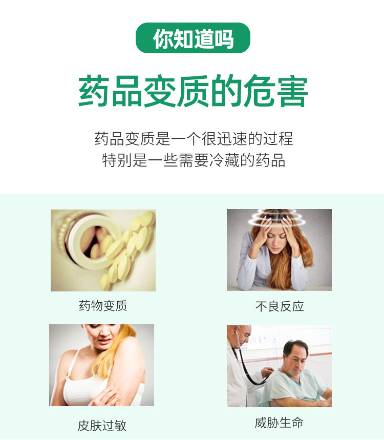 Medicine Car Refrigerator, Insulin Low-Temperature Storage Box, Mini Portable Medicine Box with Temperature Control for Travel