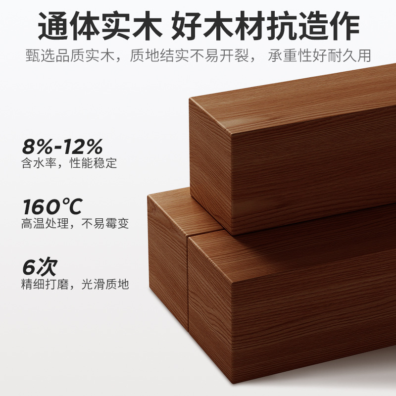 Perchero de madera maciza de pie percha hogar dormitorio habitación haya ropa rack interior simple varilla vertical