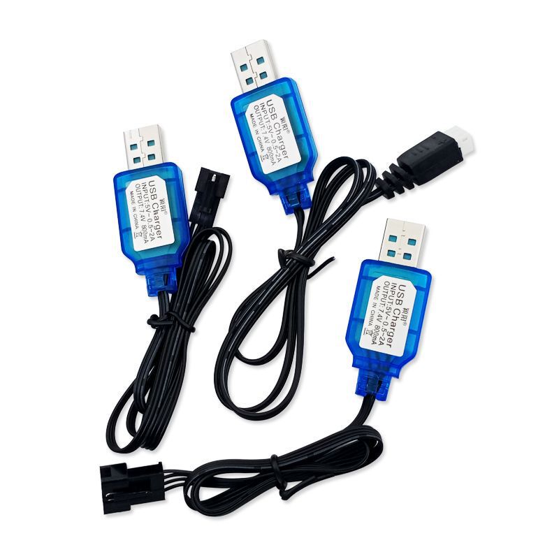 7.4V SM connector XH connector charging line with Protection Board full green light display electric toy charging line 7.4V SM connector XH connector charging line with Protection Board full green light display electric toy charging line