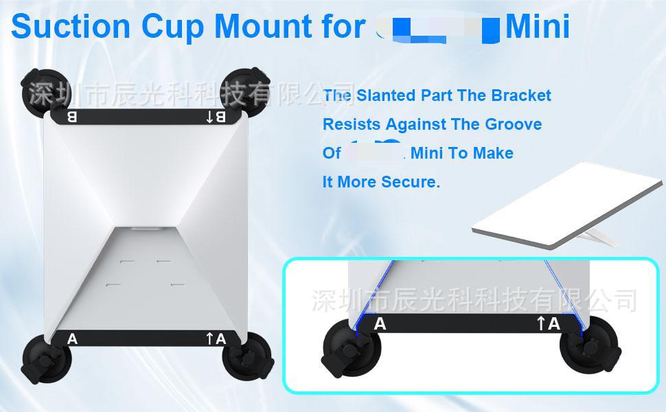 Cross-Border Exclusive Supply of Starling Brackets for In-Car Use, Ab Metal Suction Cup Bracket, Safety Satellite Installation Kit