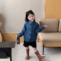 女童儿童时尚复古衬衣