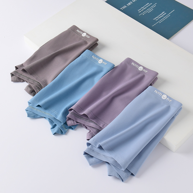 Ropa interior masculina de punto de fábrica, calzoncillos bóxer de algodón cómodos de cuatro estaciones de algodón, pantalones bóxer transpirables, pantalones de talla grande para hombres
