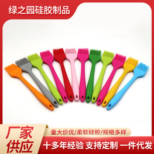 Manufacturer Zibo barbecue oil brush baking utensils barbecue sauce brush small integrated silicone barbecue brush