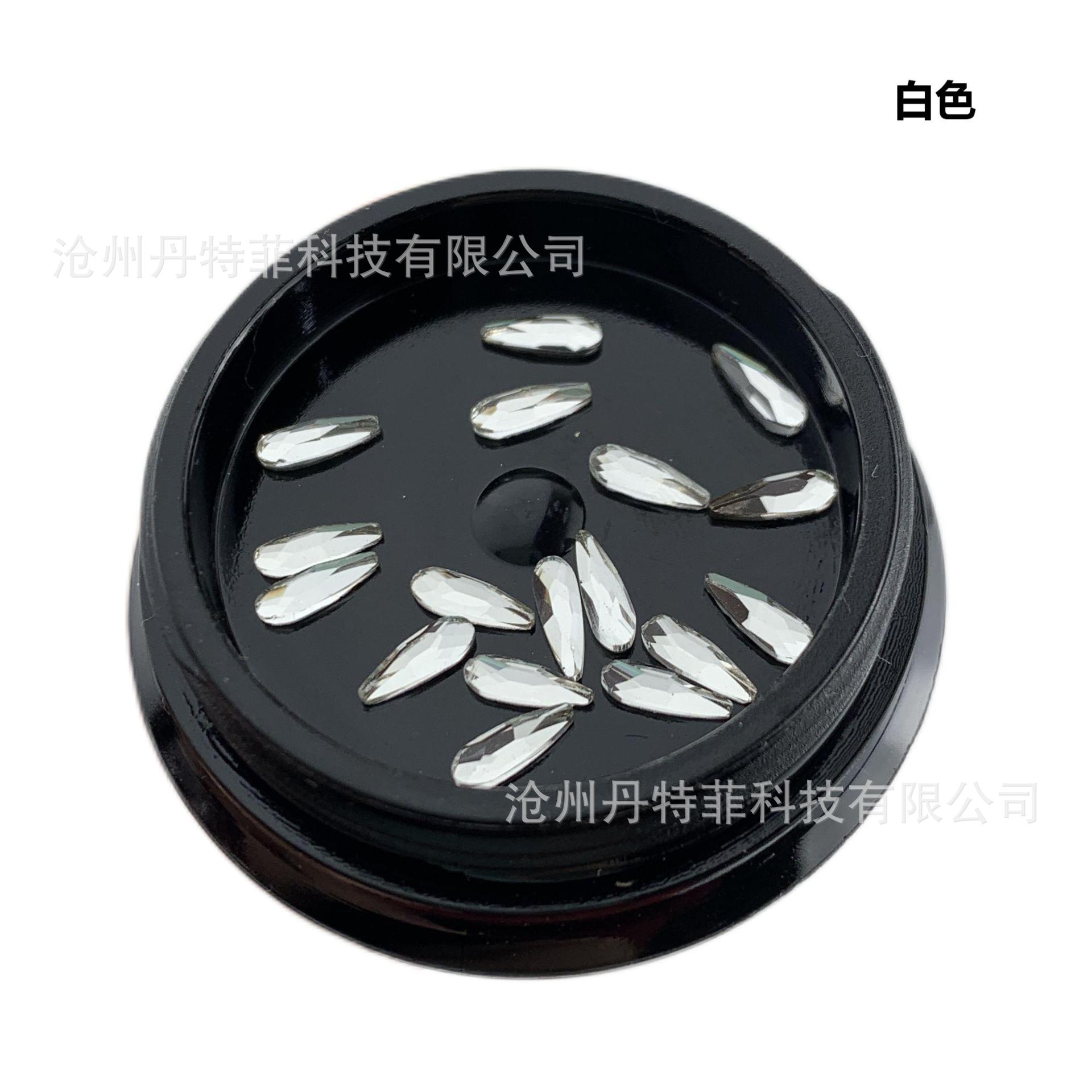 Productos de comercio exterior 2.6 * 8mm dientes de goteo de agua a granel dientes de dientes de dientes de dientes de semillas de melón goteo de agua bolsa de taladro inferior plano