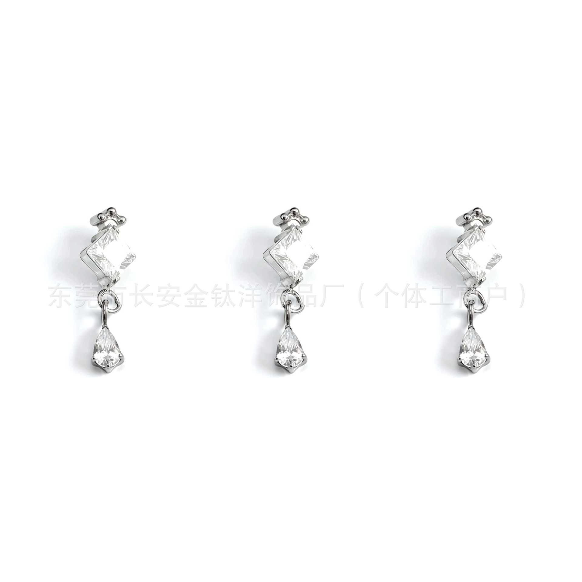 Labret piercing jewelry detail image