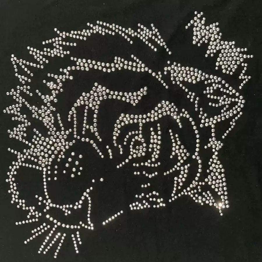 个性化烫钻热转印字母卡通成品服饰手工DIY烫画图案潮牌t恤烫钻