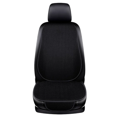 Seat cushion, seat cover cushion rear butt cushion - qt-ice-silk-mysterious-black-standard-edition-single-seat-with-hook