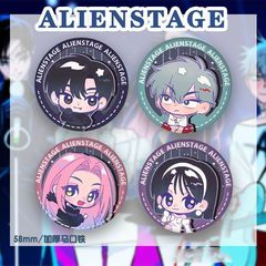 ALIENSTAGE 特殊形状ステージ周辺機器 mizisuaivan 缶レーザーバッジギフトペンダント