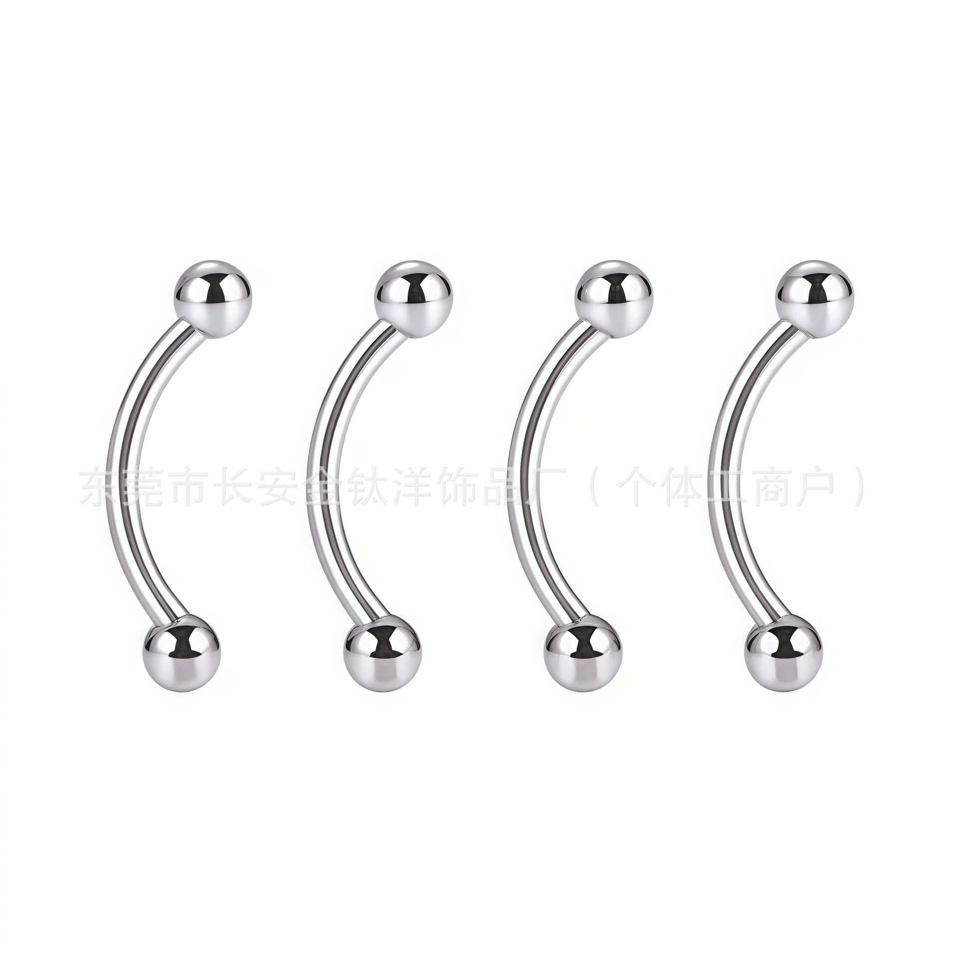 Labret piercing jewelry detail image