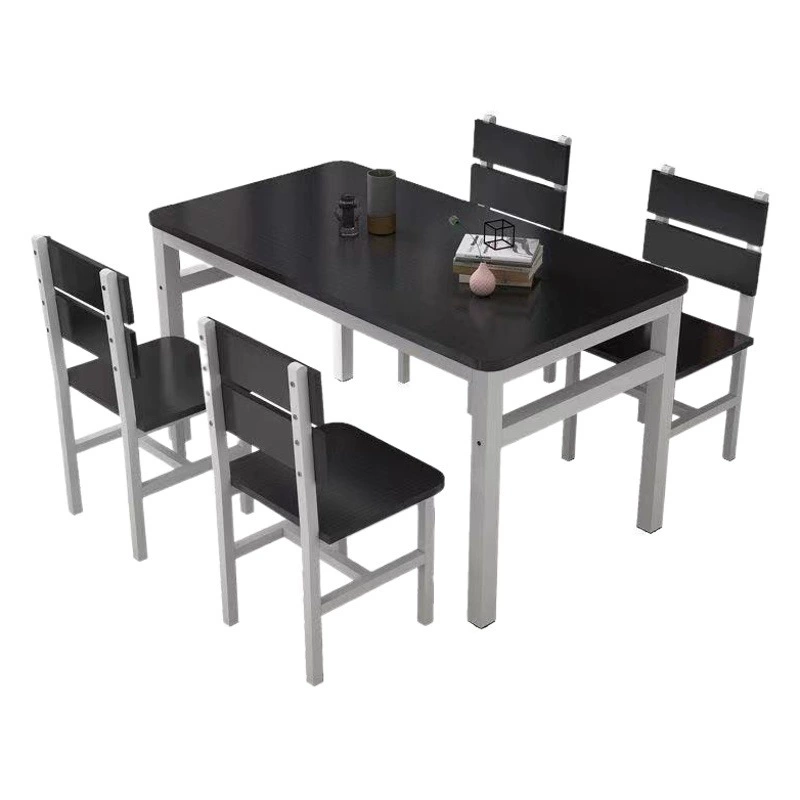 Обеденный стол и стул Комбинация Бытовой Маленькая квартира Обеденный стол Простые закуски Ресторан быстрого питания Аренда комнаты Прямоугольный обеденный стол