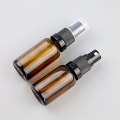 50ml茶色玻璃噴霧瓶精油瓶按壓香水分裝瓶避光爽膚水瓶