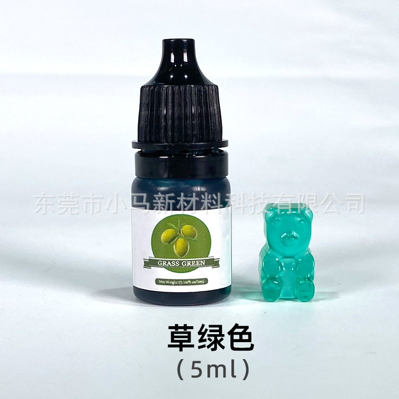 Pigmento Líquido para Resina Epoxi 24 Colores 5ml para Colorear Artesanías y Pegamento UV