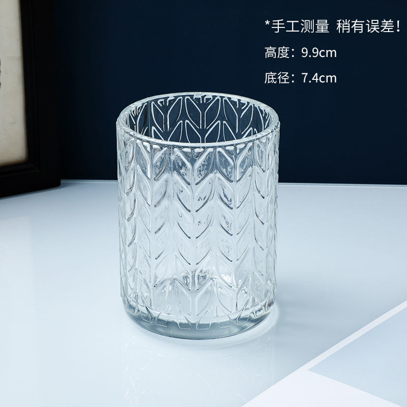 Enjuague bucal hogar vidrio Nordic ins estilo Hotel taza de lavado transparente espesado vidrio taza de beber