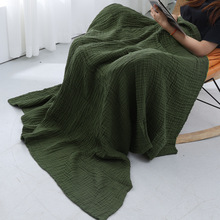 跨境热销六层纱布毯纯棉沙发毯新款毯子办公室午睡盖毯亚马逊爆款