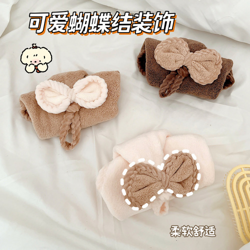 Cute hand towel hanging absorbent lint-free kitchen household quick-drying hand towel coral velvet children's rag