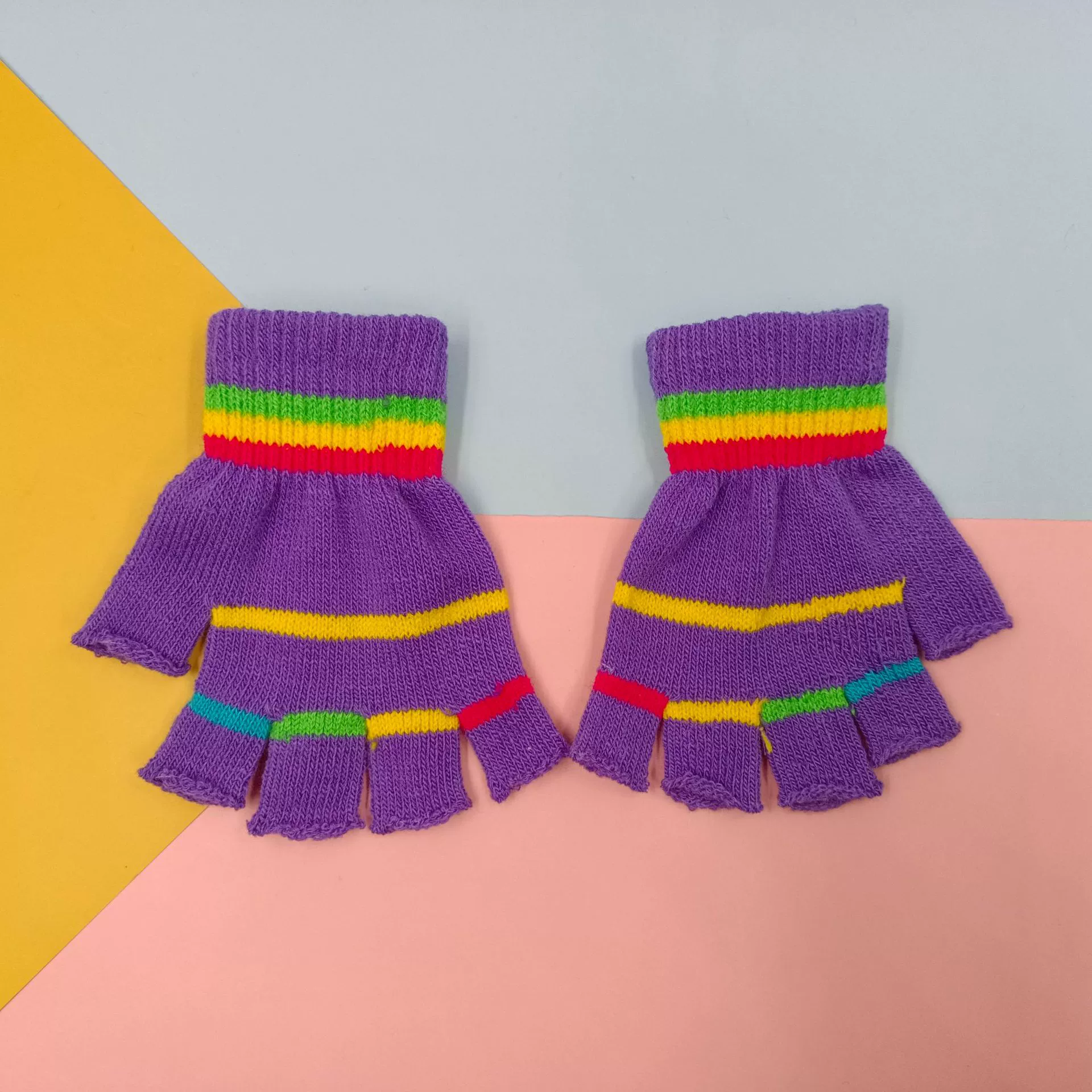 Children's keep warm knitted gloves, wholesale