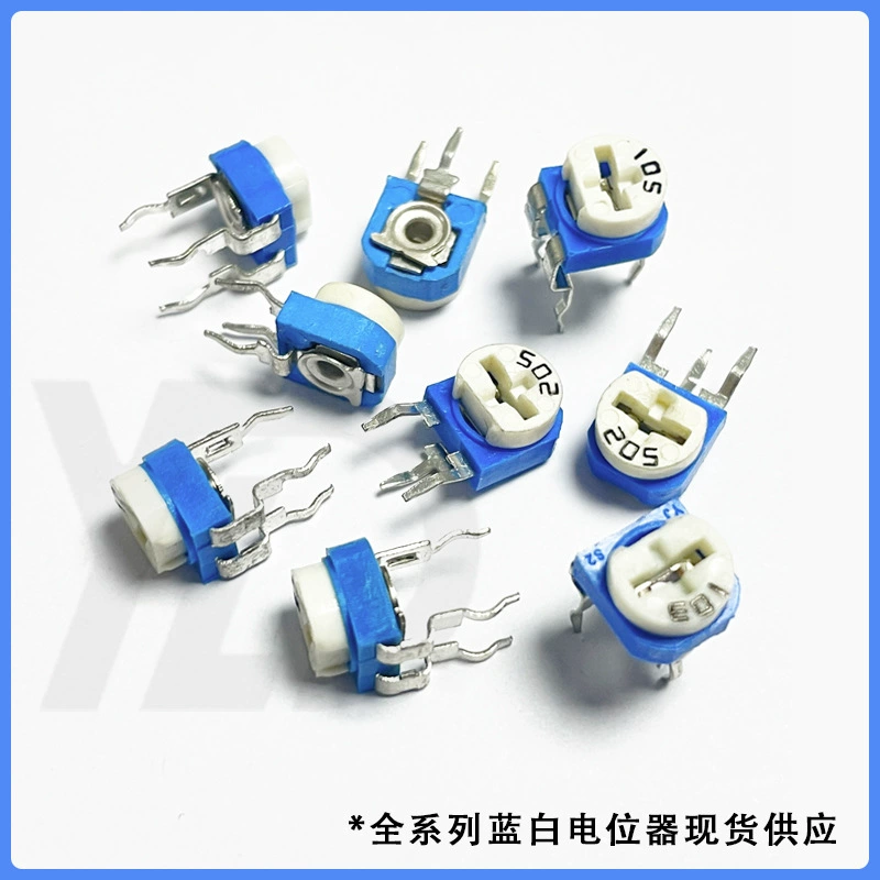 Синий и белый потенциометр RM065 105/1MH 1MR Ом -卧 卧 卧 卧 卧