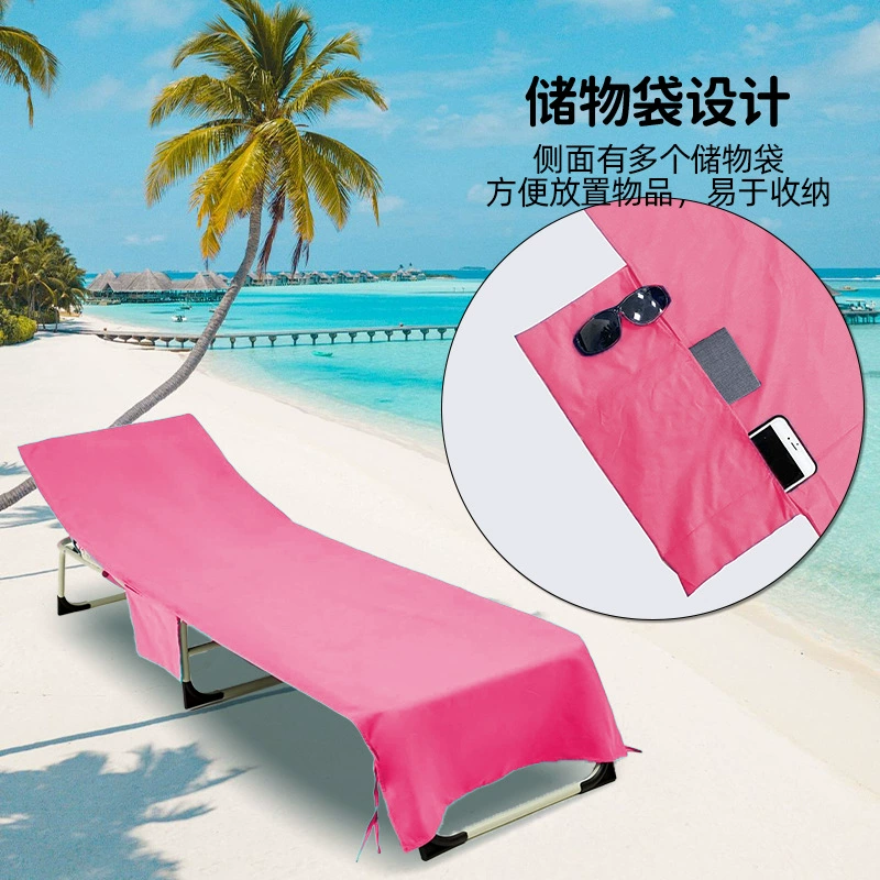 Трансграничная амазонка горячая продажа ультрафиолка пляжное кресло набор цвета узор быстра сухое полотенце шезлонг пляжное полотенце