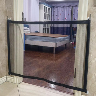 No Punching Pet Partition Fence Dog Isolation Net Portable Folding Dog Obstacle Protective Net Fence