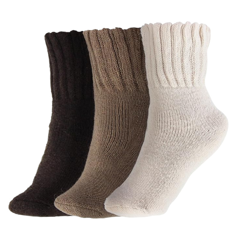 Women's Boot Socks Winter Solid Color Thick Warm Socks Comfortable…