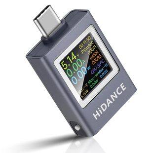 Diymore USB C Tester 4.5~50V 12A USB Messgerät, Spannung Vo