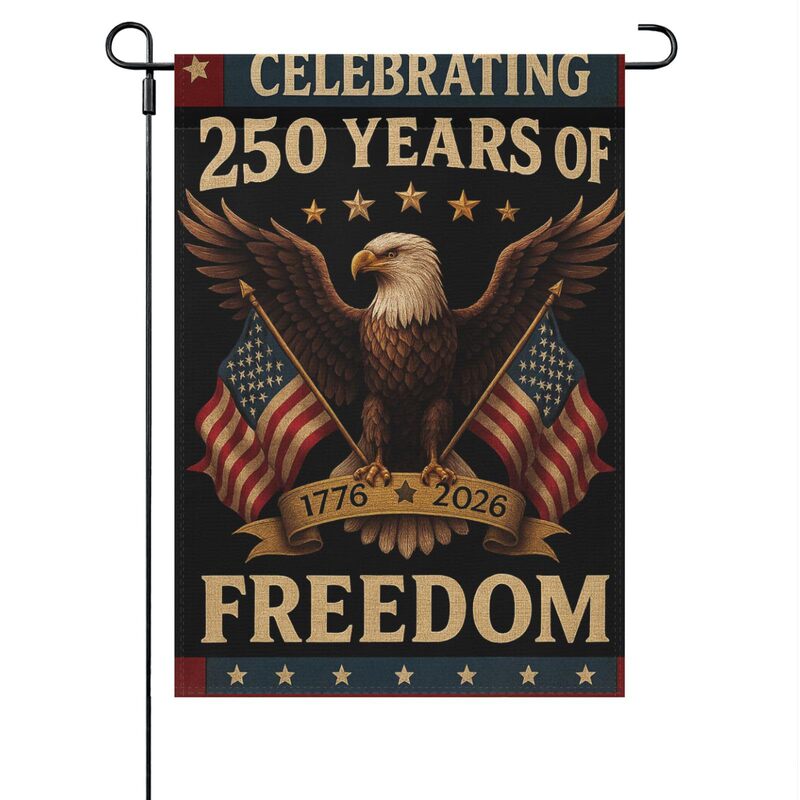 跨境热卖美国250周年花园旗纪念旗帜庭院装饰250 Years America|undefined