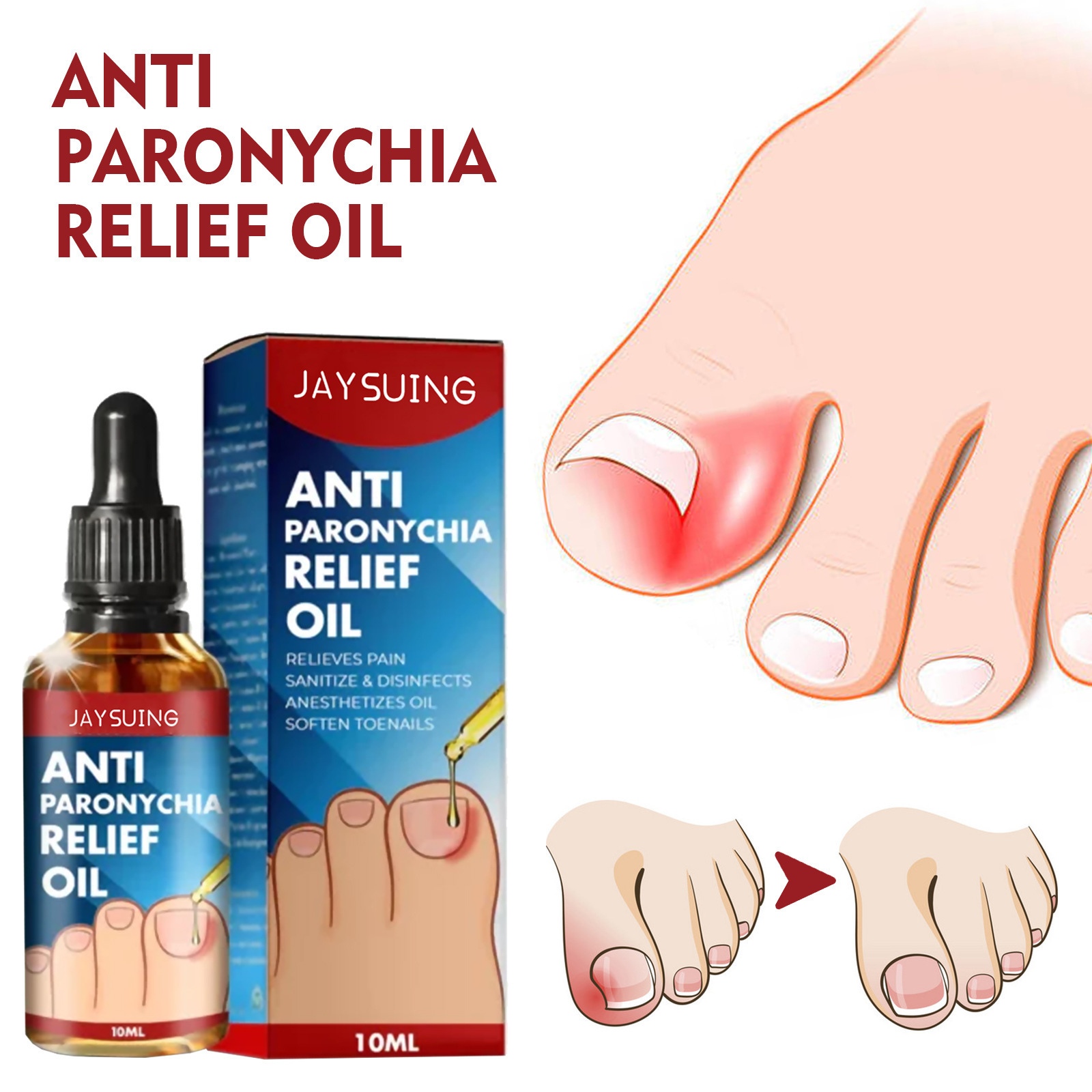 Cross-Border Bestseller Jaysuing Nail Care Essential Oil Gentle Care and Moisturizing Daily Nail Care Essence Oil