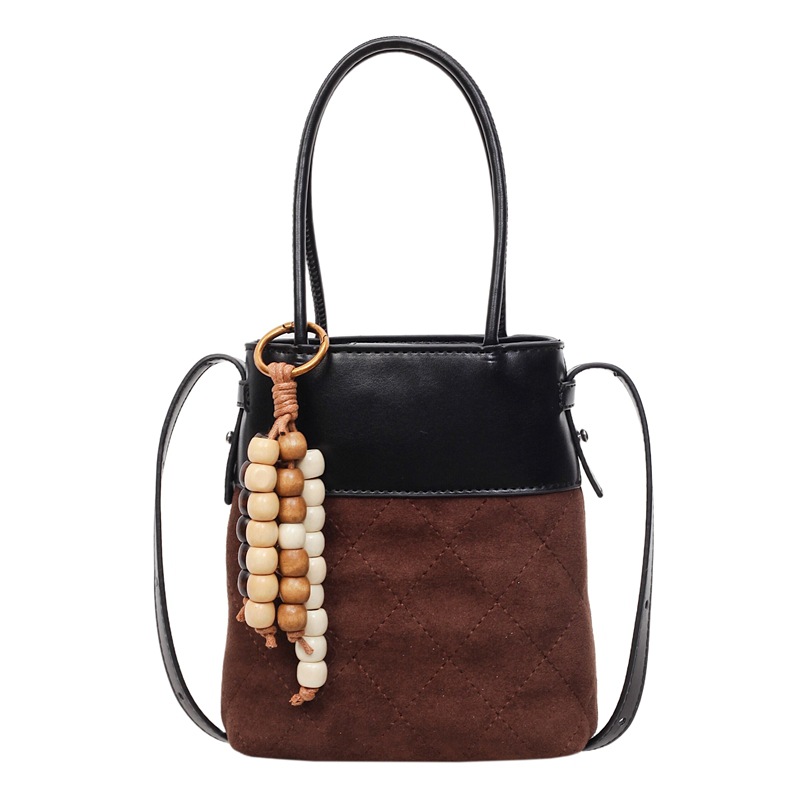 Bolsa de cubo de mano mate transfronteriza bolsa de teléfono móvil de gamuza mujeres otoño y invierno 2025 nuevo estilo de alta calidad bolso de hombro