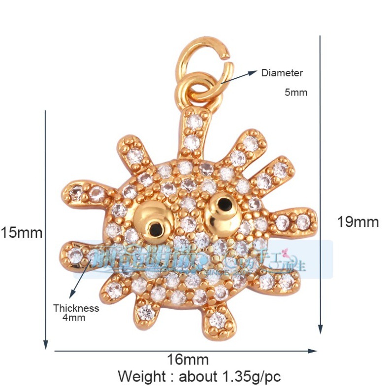 2g Weight Pendant Jewelry Making Type 13 * 21mm, 14*30mm, 15*43mm Jewelry Making Size White Gold Plated, Gold Plated Plating Material Rhinestones, Pearl Inlay Material DIY Jewelry Accessories Classification Hole 2~2.9mm, Hole 5~5.9mm, Hole 6~9.9mm Hole Size 1 Piece Quantity Half 925 Silver Material Starfish, Shell, Fish Pattern Inlay Design Cute, Simple Style Style 1 Piece 13 * 21mm 14*30mm 15*43mm Hole 2~2.9mm Hole 5~5.9mm Hole 6~9.9mm Half 925 Silver Rhinestones Pearl White Gold Plated Gold Plated Starfish Shell Fish Pendant 9