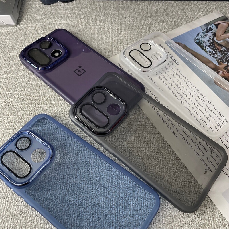 Suitable for Oneplus 15 Mobile Phone Case New Charm Eye Silicone Soft Edge 1+15 Translucent Protective Case Oneplusace6