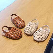 夏季男宝宝凉鞋1-3岁婴儿鞋子女小童公主镂空透气防滑软底学步鞋2