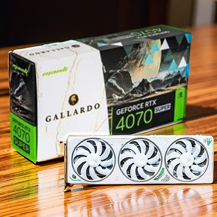 Wanli GeForce RTX® 4070TI Super 16GBGDDR6256bit Три вентилятора белый