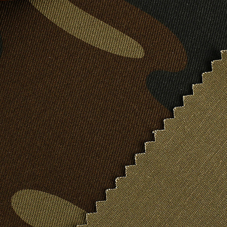 Fabricante de Shaoxing cómodo tela de algodón de impresión de tela de camuflaje