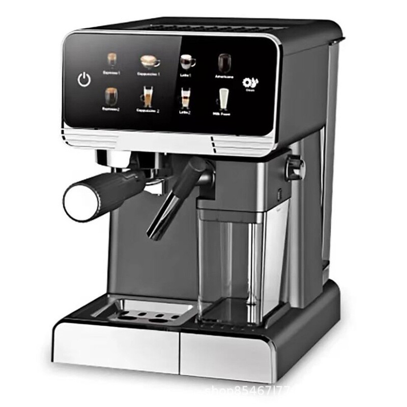 Cross-Border Coffee Machine for Home Use, Multifunctional Italian-Style Semi-Automatic All-In-One Machine, Dual Boiler Pressure-Type Espresso Wholesale