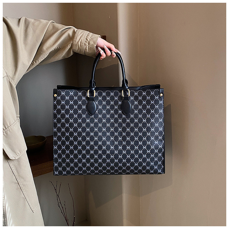 Bolso de hombro para mujer bolso retro de gran capacidad tendencia_voghion.com