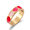 Brand fashionable cream small design ring