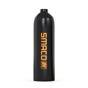 Smacodive 1L Capacity Empty Aluminum Bottle Diving Oxygen Bottle Underwater Swimming Fishing Scuba Free Diving Equipment
