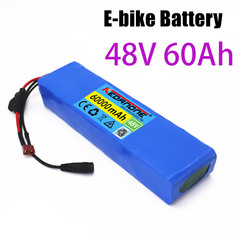 48v 60ah電動自転車バッテリー18650リチウムバッテリーパック13s2p自転車変換キット八方