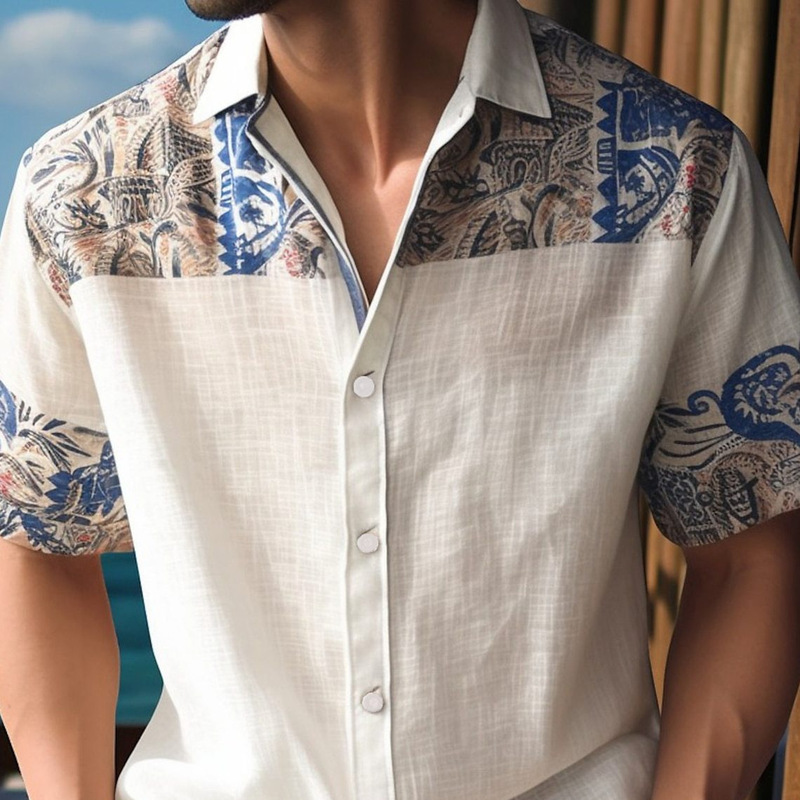 2024 Foreign Trade Cross-Border American Independence Day Bald Eagle Independence Day Theme Printed 3D Printed Short Shirt