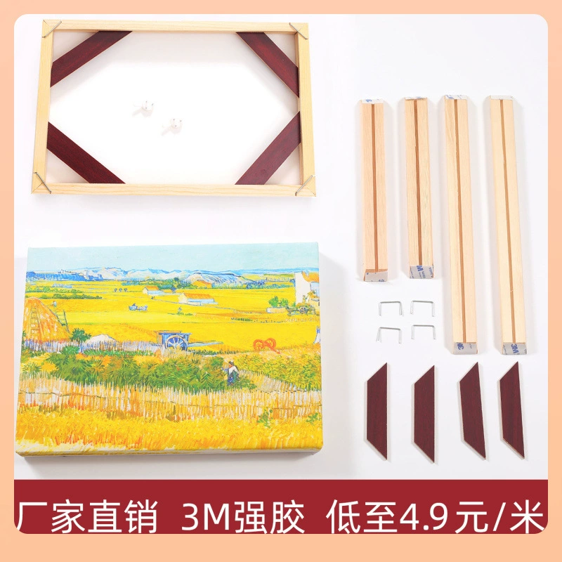 ✅Трансграничная деревянная DIY цифровая масляная рамка Алмазная роспись декоративная роспись внутренняя рамка сборка простая DIY массивная деревянная фаза