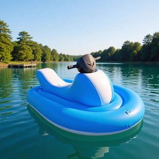 New Inflatable Ride-On Exquisite Dual-Power Propulsion Motorboat Watercraft Pvc Direct Sale from Manufacturer Electric