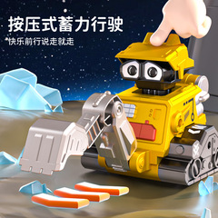 Children's inertia rebound car space moon exploration robot engineering car fun and educational toy wholesale and distribution