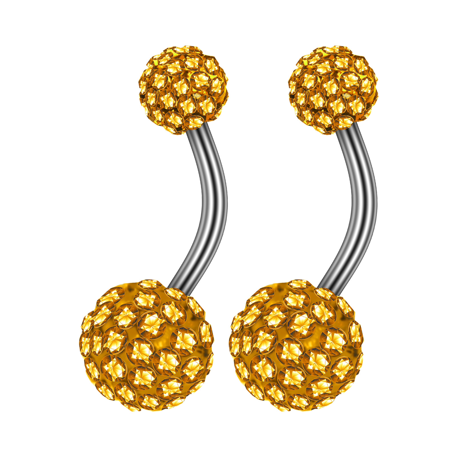 Europäisch-amerikanischer, grenzüberschreitender Wunsch: Modischer Bauchnabelpiercing-Schmuck aus Edelstahl mit Volldiamanten, elegant und hochwertig_voghion.com