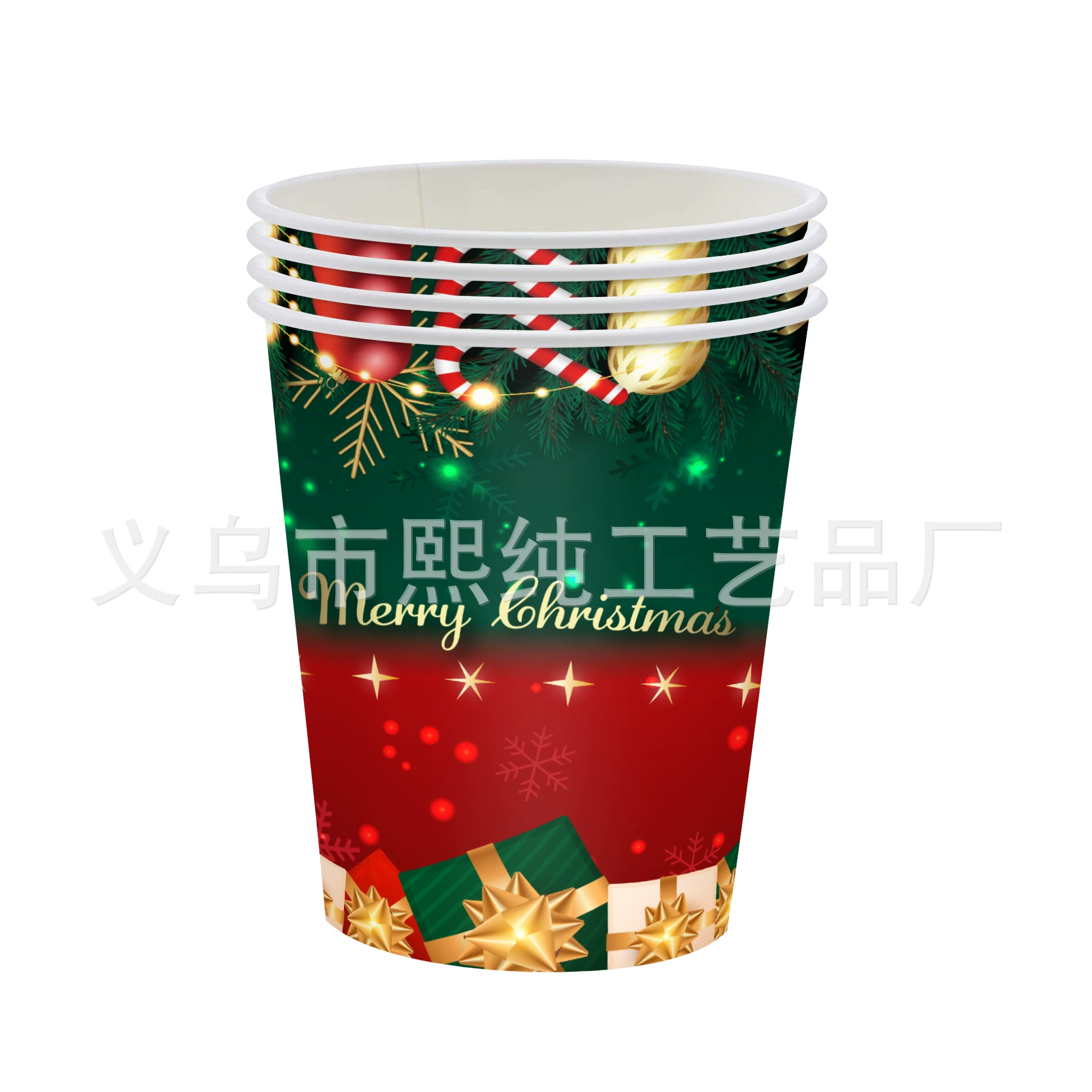 Christmas tableware, disposable set, wipes, new collection, (Physicals)