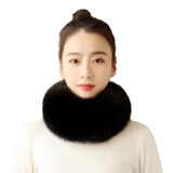 Шарф, универсальный демисезонный удерживающий тепло фальшивый воротник, популярно в интернете, с защитой шеи