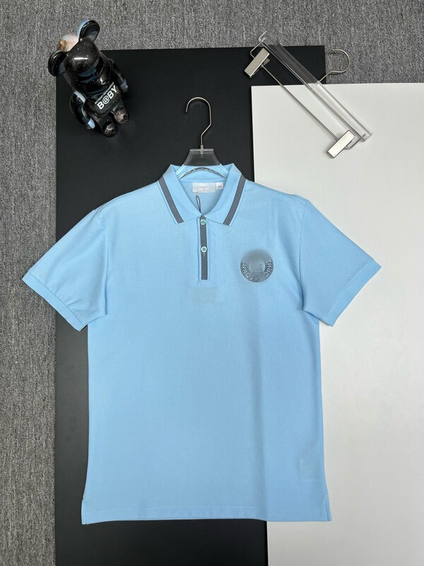 フィッシュポロシャツメンズ 2025 新しいコットンラペルトップビジネスカジュアル半袖 Tシャツ|undefined