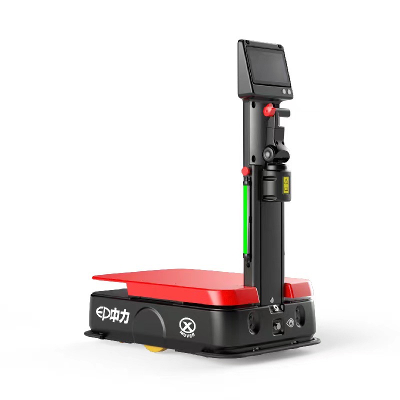 天津中力AGV小车自动化编程设置激光感应自动行使无轨自由转向电