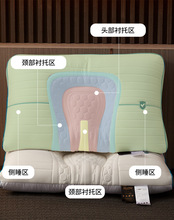 9OPU批发乳胶蛋白护颈专用枕头护颈椎助睡眠枕芯家用一对整头记忆