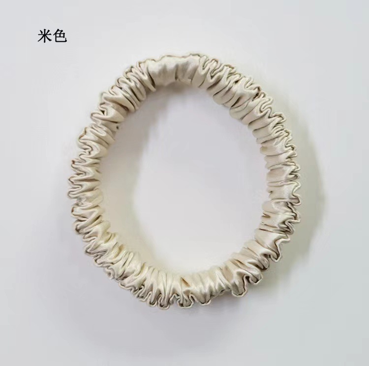 19 Mumi 1 センチメートルシルク小腸ヘアリングシームレスで髪を傷つけません桑シルクヘアリング卸売|undefined