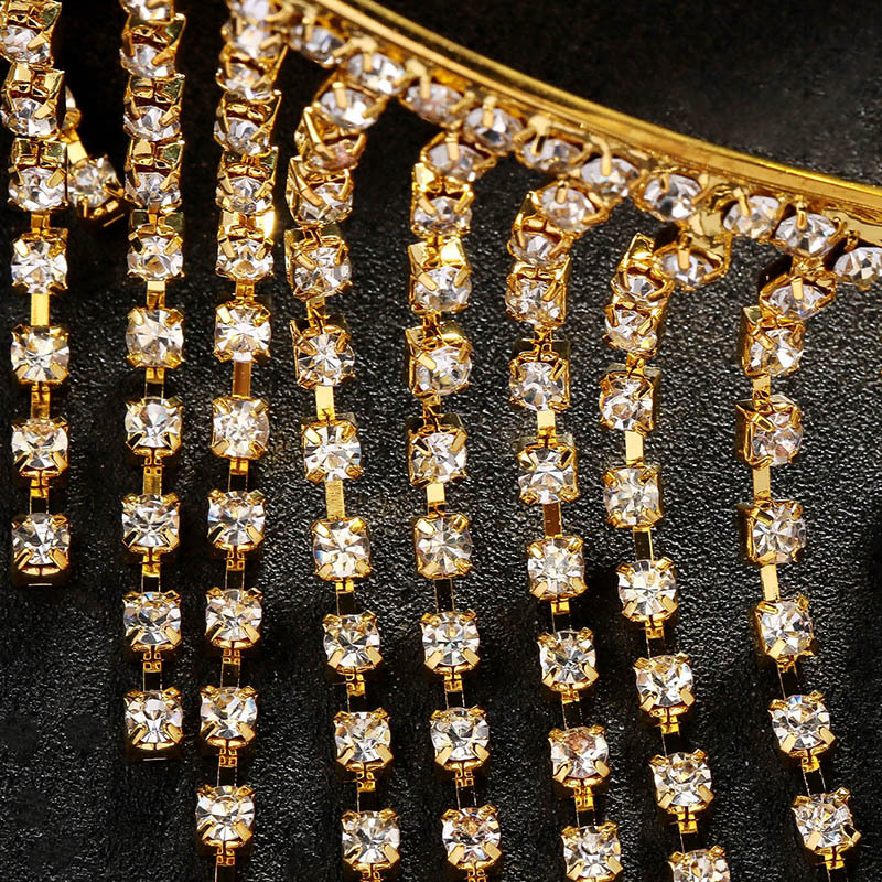 Ventas transfronterizas calientes de diamante bordilla de cabello de la mujer de hadas moda universal accesorios para el cabello de citas diarias gorras